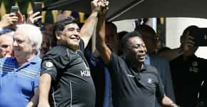 Pelé se despede de Maradona: ‘o mundo perdeu uma lenda’