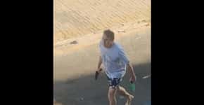 Vídeo: Prefeito de Cabo Frio aponta arma e ameaça pessoa na rua