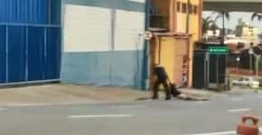 Segurança da rodoviária de Campinas é flagrado arrastando homem pela rua