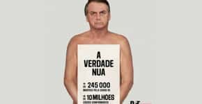 ONG usa Bolsonaro ‘nu’ em campanha contra fake news do governo
