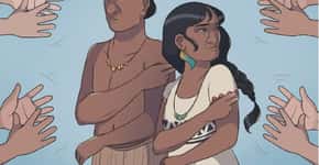 História em quadrinhos retrata língua indígena de sinais