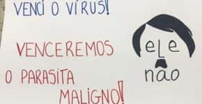 Casal só é vacinado em Brasília após guardar cartaz contra Bolsonaro