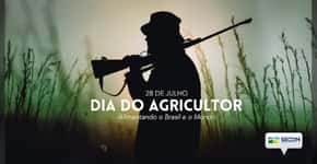 Secom comemora o Dia do Agricultor com foto de homem armado