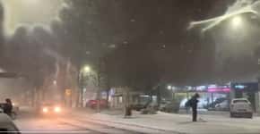 Neve é registrada em pelo menos 12 cidades da Serra Gaúcha; veja vídeos