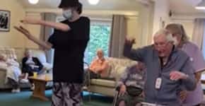 Vídeo: Jovem autista ensina idoso de 101 anos a dançar em asilo