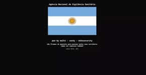 Hackers invadem site da Anvisa e colocam bandeira da Argentina no ar