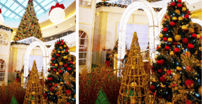 Natal do Shopping Metrópole tem ambiente instagramável, balanço inclusivo e trono pet para foto com o Papai Noel