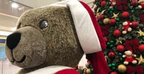 “Natal do Bem” do Golden Square Shopping traz trenzinho do Papai Noel e urso gigante instagramável