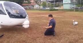 Helicóptero da Globo precisa fazer pouso de emergência em BH