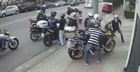 Motoqueiros fazem arrastão na zona leste de SP; veja vídeo