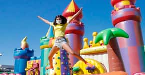 Jump Around: castelo inflável gigante garante a diversão da criançada! 😍