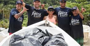 Pesca inusitada retira  5 toneladas de plástico do mar