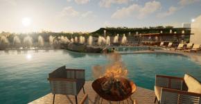 Hotel em São Roque ganha parque aquático sustentável