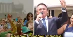 Bolsonaro puxa coro de ‘imbrochável’ no 7 de Setembro e vira piada