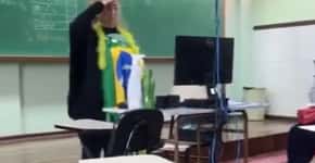 Professora bolsonarista faz gesto nazista em escola no Paraná