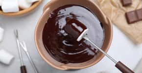 Experimente fazer um delicioso fondue de chocolate