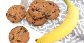 Faça cookie de banana nutritivo que leva apenas 5 ingredientes e é delicioso