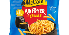 McCain amplia sua linha de produtos para Airfryer e apresenta nova batata: a McCain Airfryer Crinkle