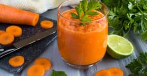 Suco detox de cenoura acelera o metabolismo e previne doenças; saiba fazer