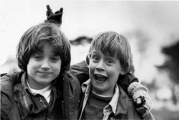 Elijah Wood e Macaulay Culkin - 1993