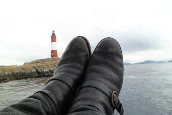 Samanta Miranda clicou o farol de Ushuaia