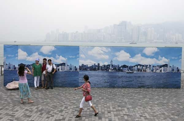 Poluição em Hong Kong (Foto: Molly Smith)