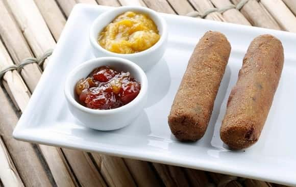 Bar Du Bom. Petisco Duo Bom: dupla de croquetes de jiló com rabada e dois molhos — chutneys de goiabada e manga (R$ 14,90). Rua Grajaú 247, Grajaú (2571-3370). De seg a sex, das 17h à meia-noite. Sáb e dom, de meio-dia à meia-noite.