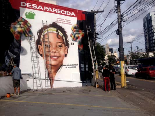 Novo mural de Kobra em Pinheiros - Foto: Patricia Stavis