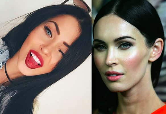 Claudia Alende e Megan Fox