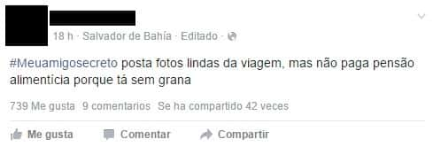 Mulheres relatam nas redes sociais casos de machismo (Reprodução/Facebook)