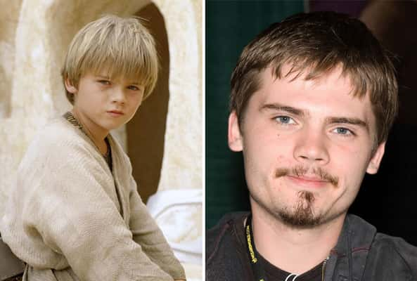 Jake Lloyd em 1999 e em 2015