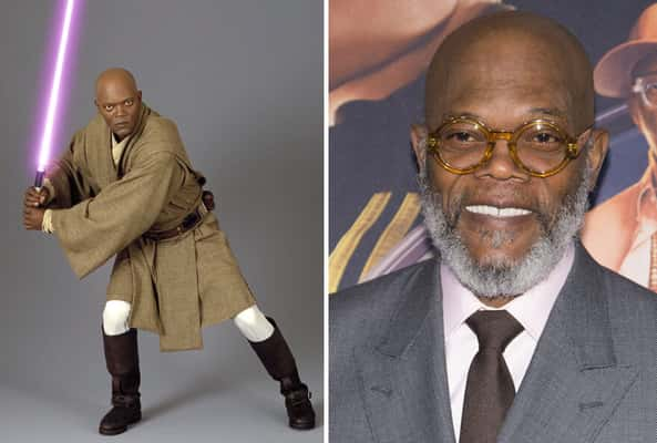 Samuel L Jackson em 2005 e em 2015