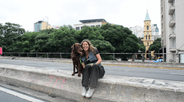 Minhocão é um espaço perfeito para passear com os cães - Fotos: Cris Berger