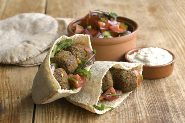 Sanduíche de falafel