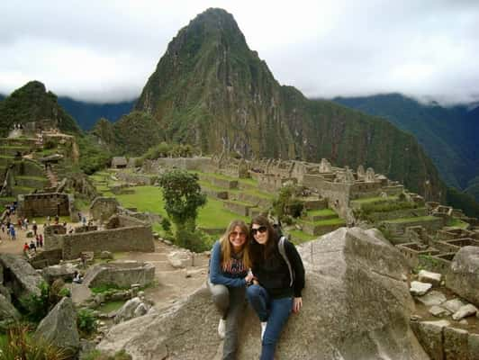 Com Livia Ulian, no Machu Picchu - Peru