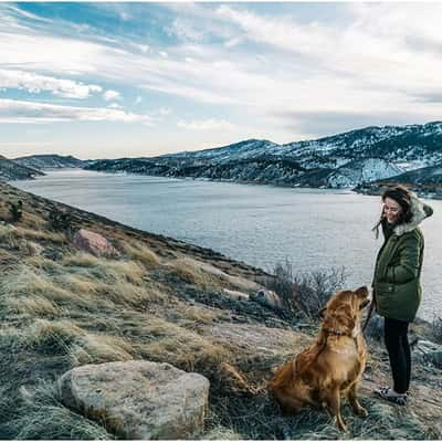 Cachorro acompanha seu dono em viagens para locais paradisíacos 