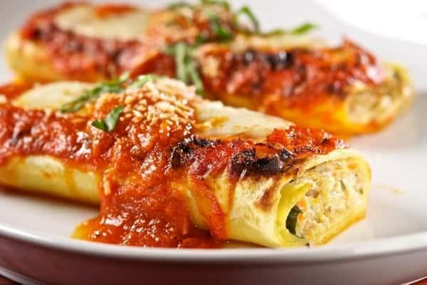 Cannelloni da barraca italiana Mãos à Massa - Foto: Divulgação