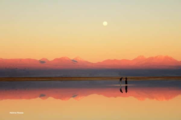 Pôr do sol no Atacama, Chile