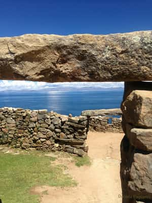 Lago Titicaca, na Bolívia 