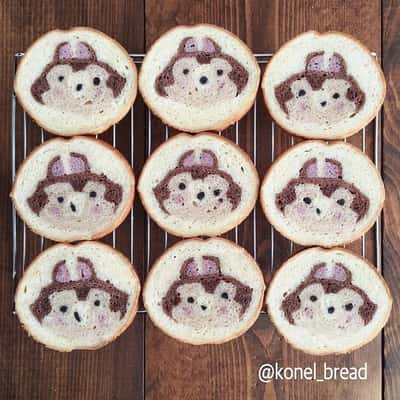 A padeira da página Konel Bread faz mágica com os pães