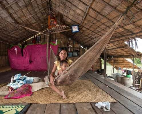 Shnei Nga, 23 anos, de Kampong Plak, no Camboja