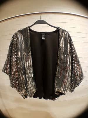 Bolero paetês: R$ 49,50