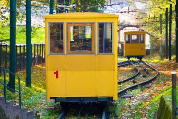 8 - Vilnius, Lituânia (Funicular na cidade de Kaunas, a segunda maior da Lituânia)