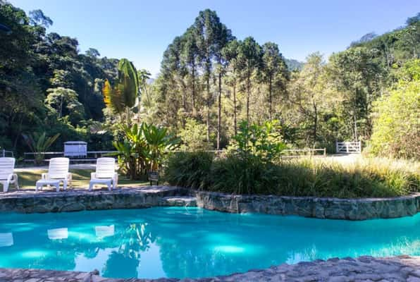 Piscina da da Pousada Vila Santa Bárbara 