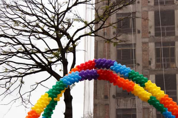 Parada LGBT na avenida Paulista 