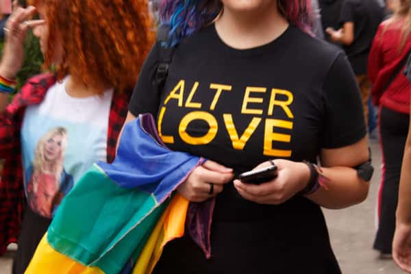 Parada LGBT na avenida Paulista 