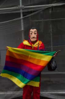 Parada LGBT na avenida Paulista 