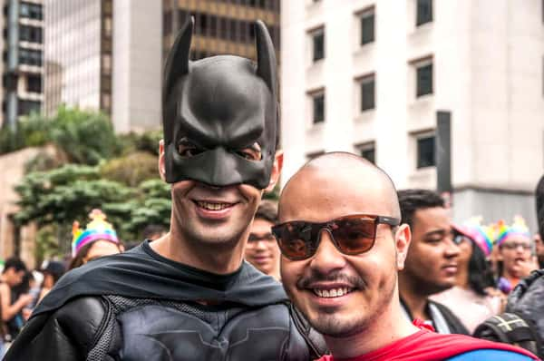 Parada LGBT na avenida Paulista 