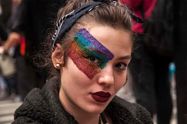 Parada LGBT na avenida Paulista 