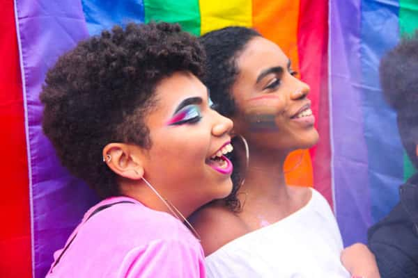 Parada LGBT na avenida Paulista 